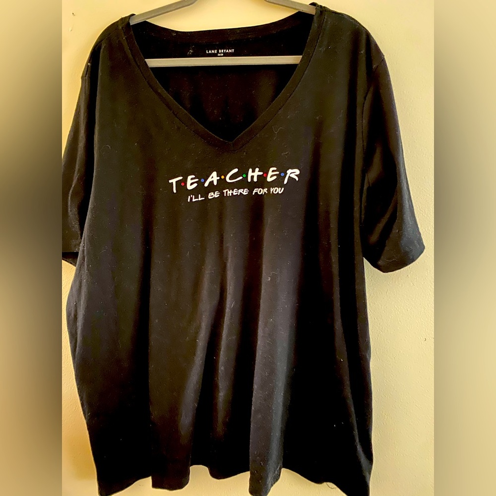 Lane Bryant Friends Teacher Tee Size 26/28